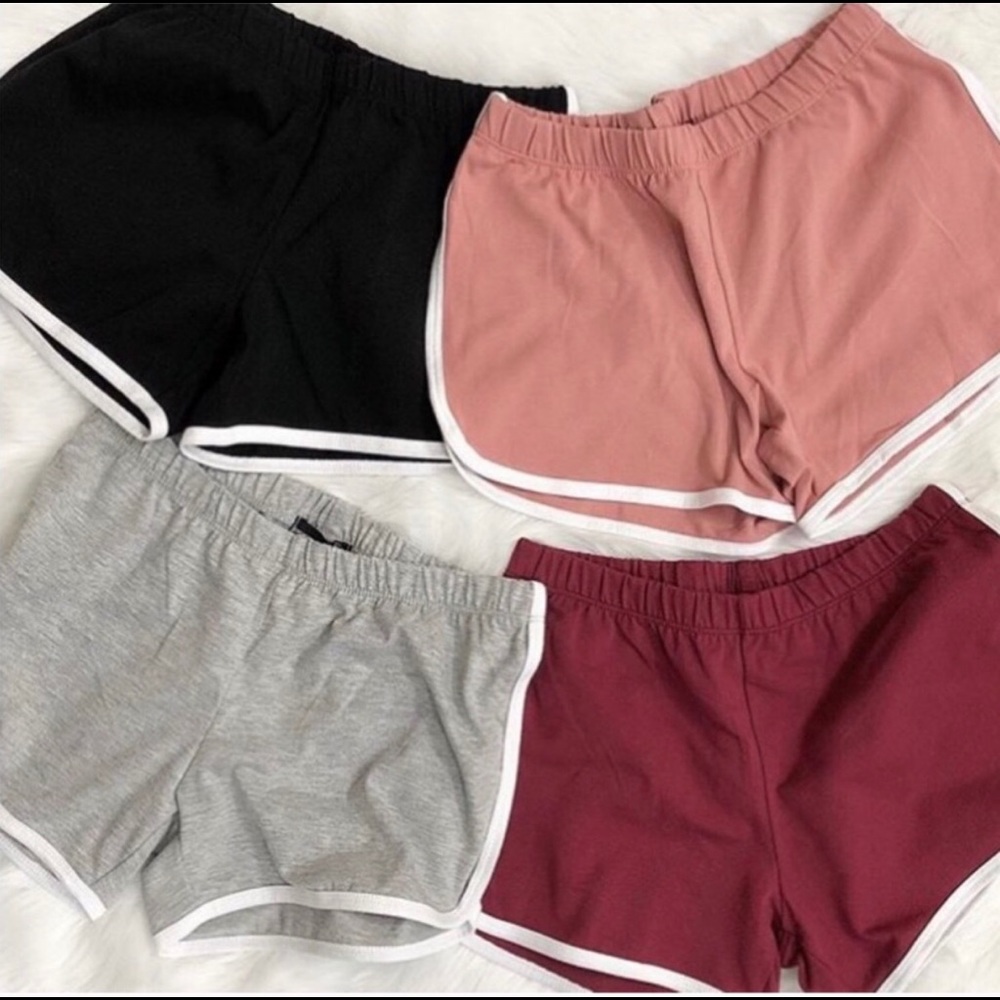 Pink Shorts with stripes